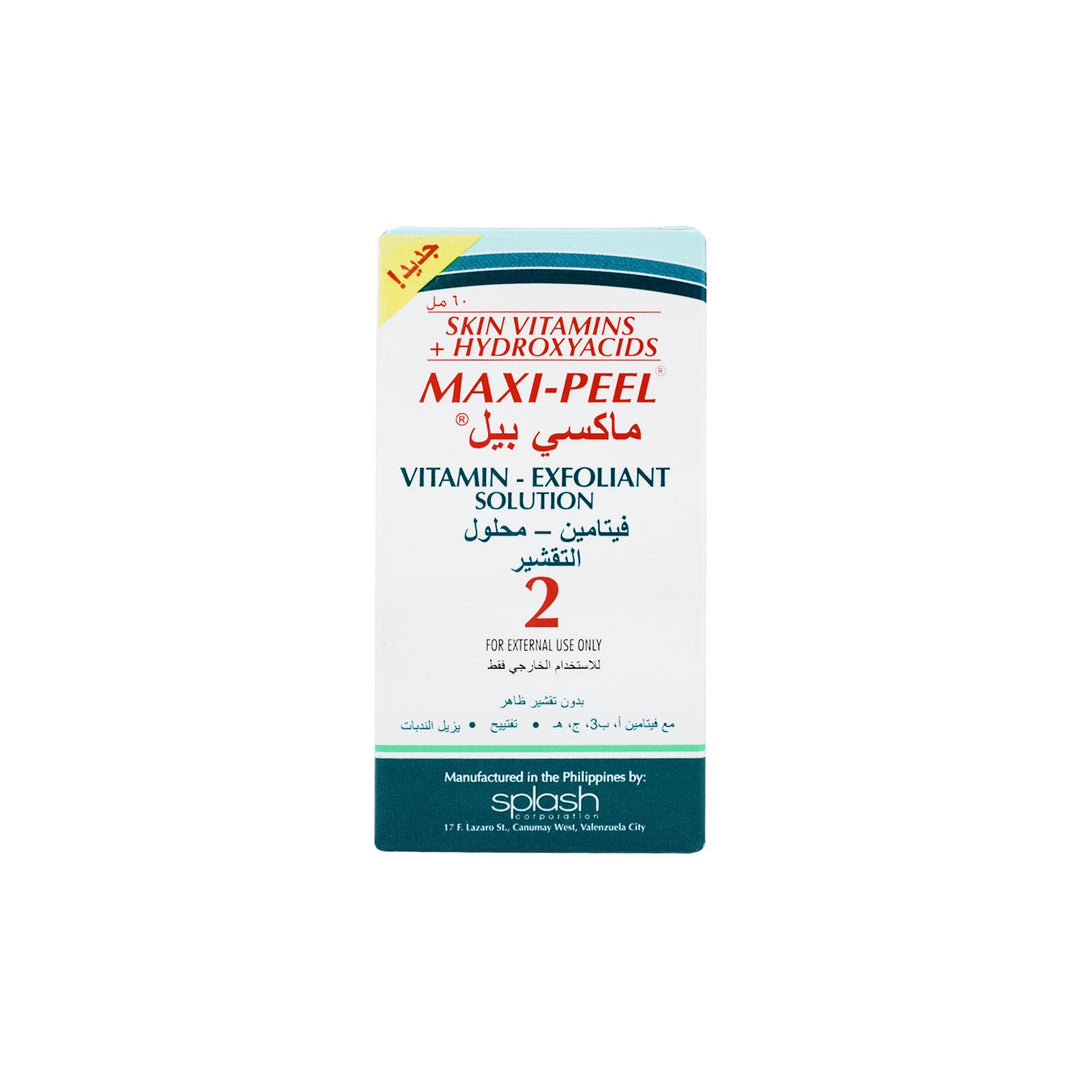 Maxi-Peel Vitamin Exfoliant Solution Number 2 60ml, No Visible Peeling Maxi-Peel Vitamin Exfoliant Solution Number 2 60ml, No Visible Peeling