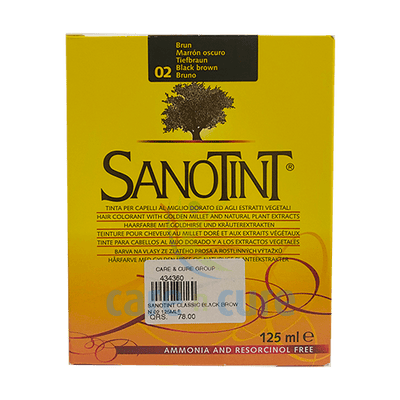 Sanotint Classic Black Brown 02 125ml