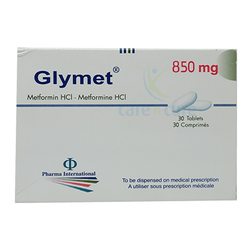 Glymet 850 mg Tablets 30's