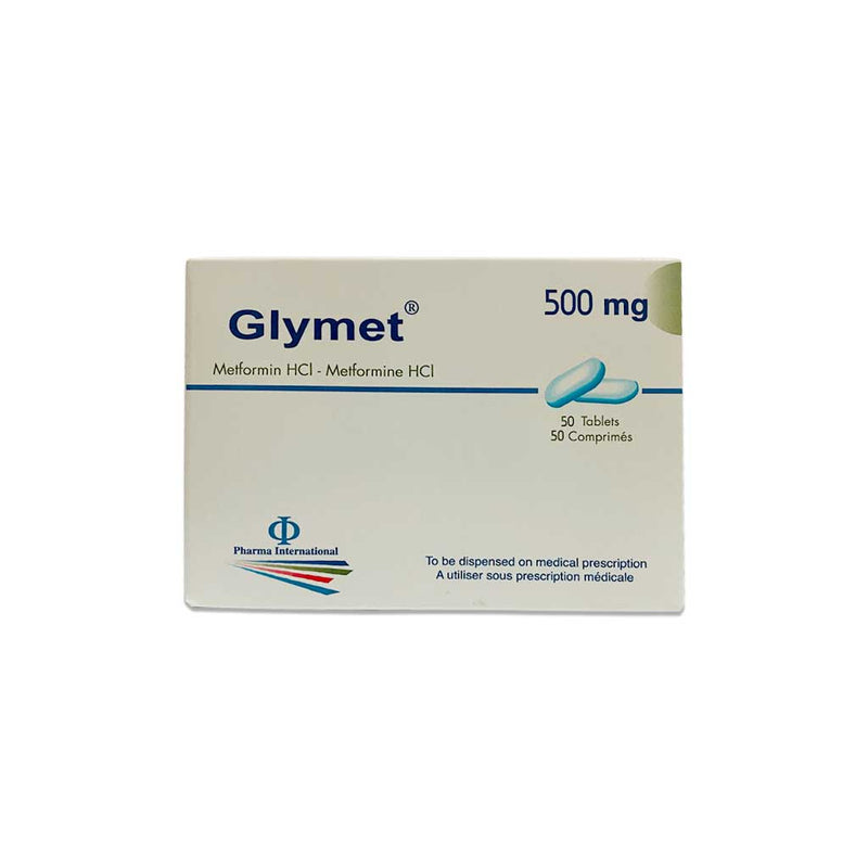 Glymet 500 mg Tablets 50S