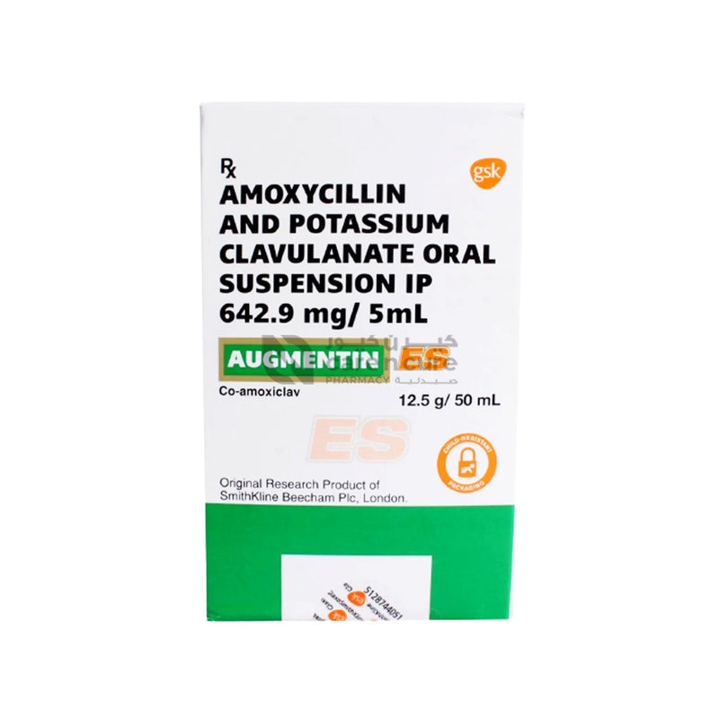 Buy Augmentin Es Susp. 642.9Mg/5ml Strawberry 100ml Online at Best ...