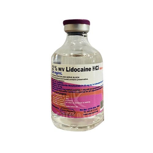 Lidocaine 2 %W/V 50 ml Vial