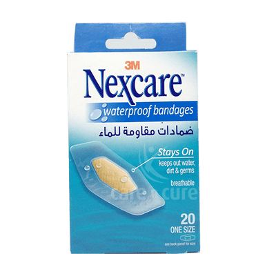 Nexcare Waterproof 26X57mm Bandages 20's 
