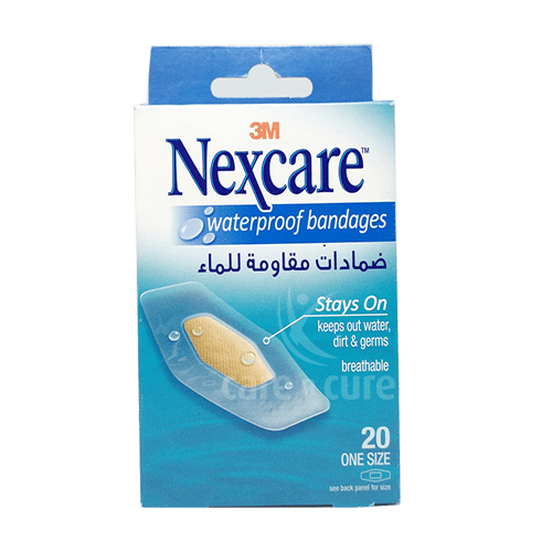 Nexcare Waterproof 26X57mm Bandages 20&