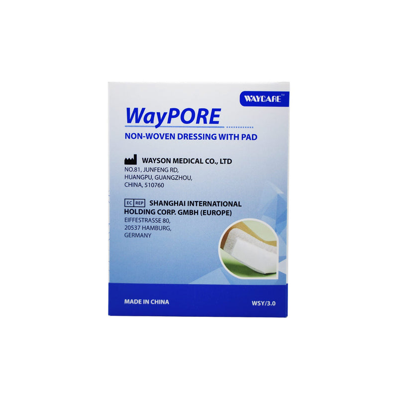 Waycare Waypore Adh Non Wov Dress Pads 6 X7Cm 100&