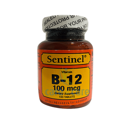 Sentinel Vitamin B-12 100Mcg - (100 Tablets)