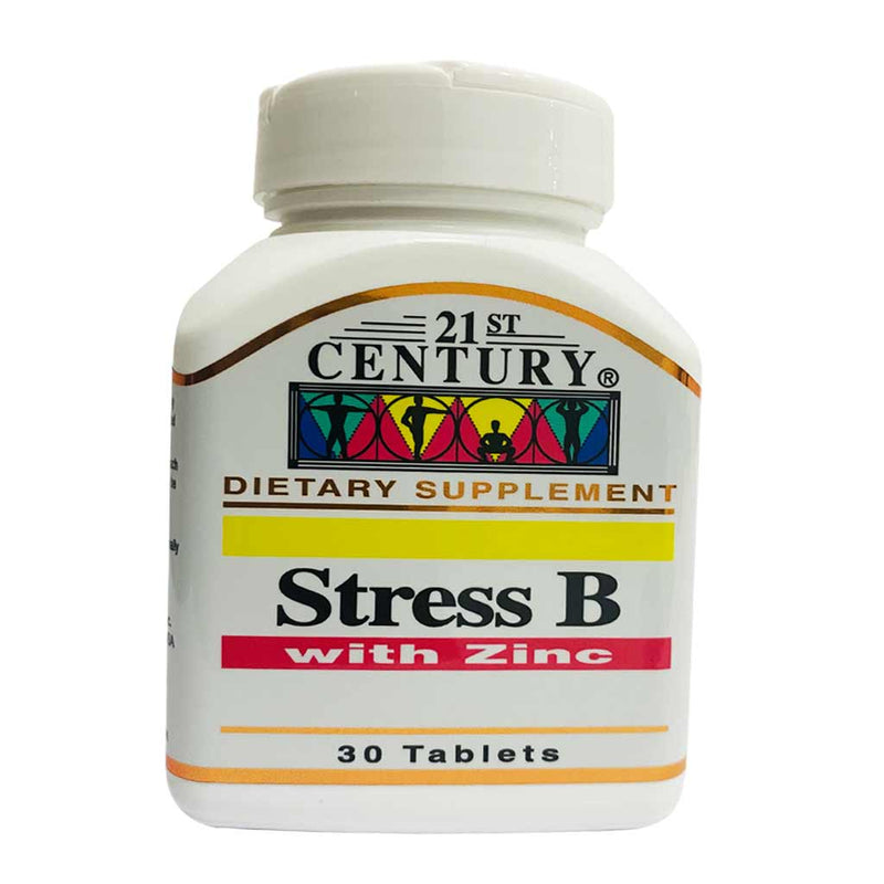 21St Century Stress B With Zinc Tablets 30S