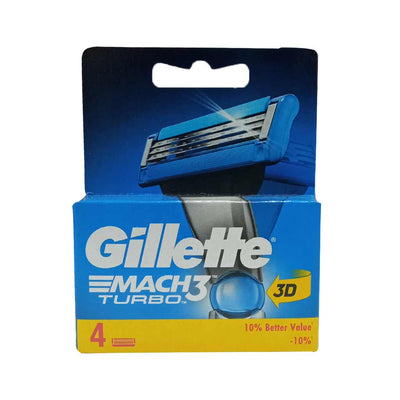 Gillette M3 Turbo 4 Catridges (Gg218-0)