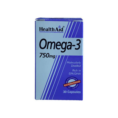 Health Aid Omega 3 750mg Cap 30S