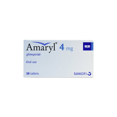 Amaryl 4mg Tablets 30S