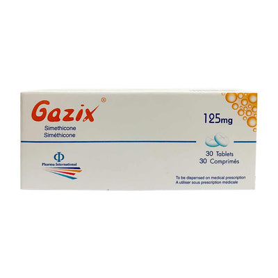 Gazix 125mg Chewable Tab