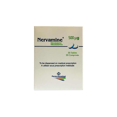 Nervamine 500 Mcg Tablets 30S