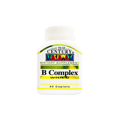 21St Century B Complex With Vitamin C 30 Caplets