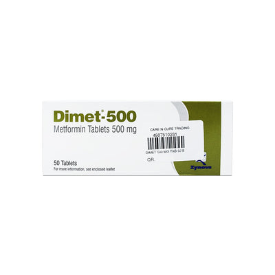 Dimet 500 mg Tablets 50S