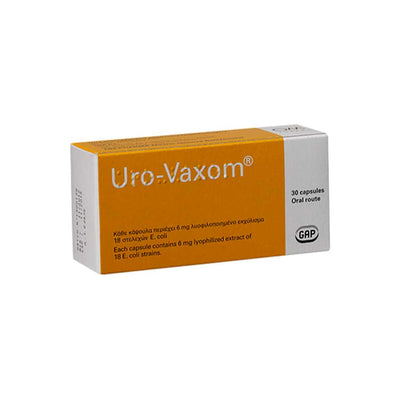 Uro-Vaxom 6mg Cap 30's