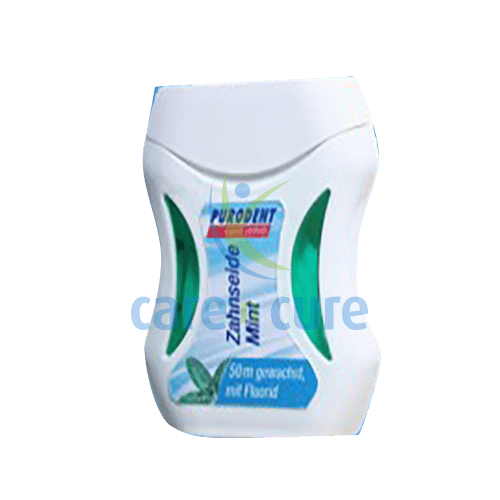 Purodent Waxed Dental Floss 50M 