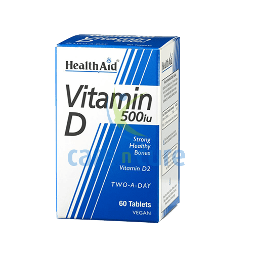 Health Aid Vitamin D 500 Iu Tablets 60S