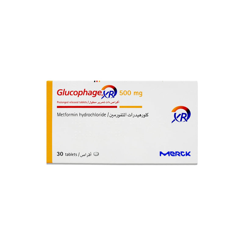 Glucophage Xr 500mg Tablets 30S