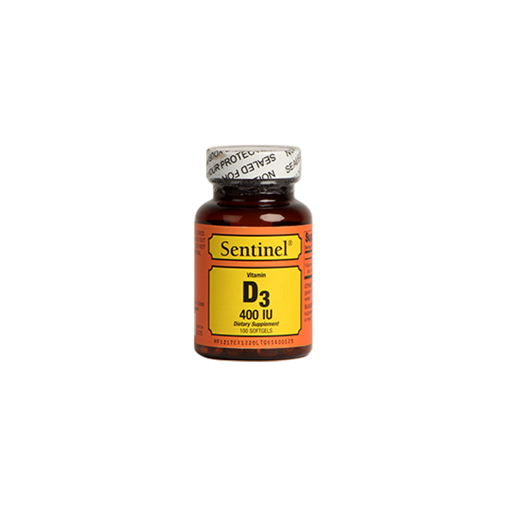 Sentinel Vit D3 400Iu 100's
