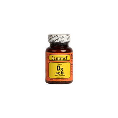 Sentinel Vit D3 400Iu 100's