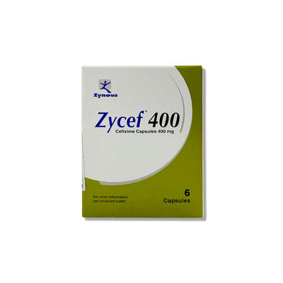 Zycef 400mg Cap 6's (Original Prescription Is Mandatory Upon Delivery)