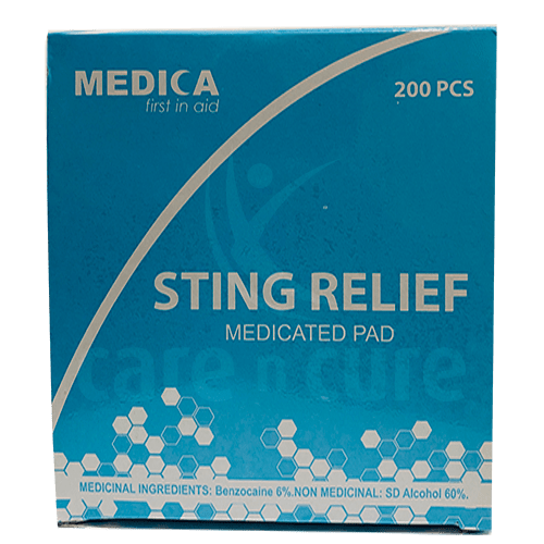 Medica Sting Relief Medicated 65 X 30 mm 200&