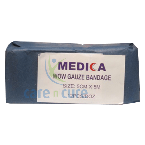 Medica Gauze Bandage 5 cm X 5 12 Rolls