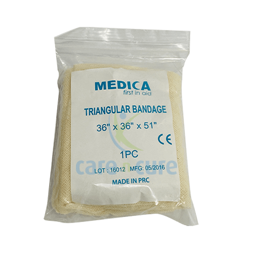 Medica Triangular Gauze Bandage With 2 Pins 36 X 36 X 51