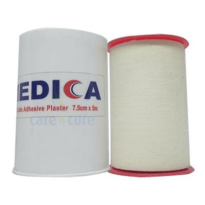 Medica Permeable Zinc Oxide Plaster 7.5 cm X 5 M 