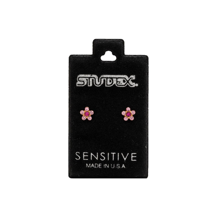 Studex S6023Stx Cz Gp Daisy Light Rose And Fu