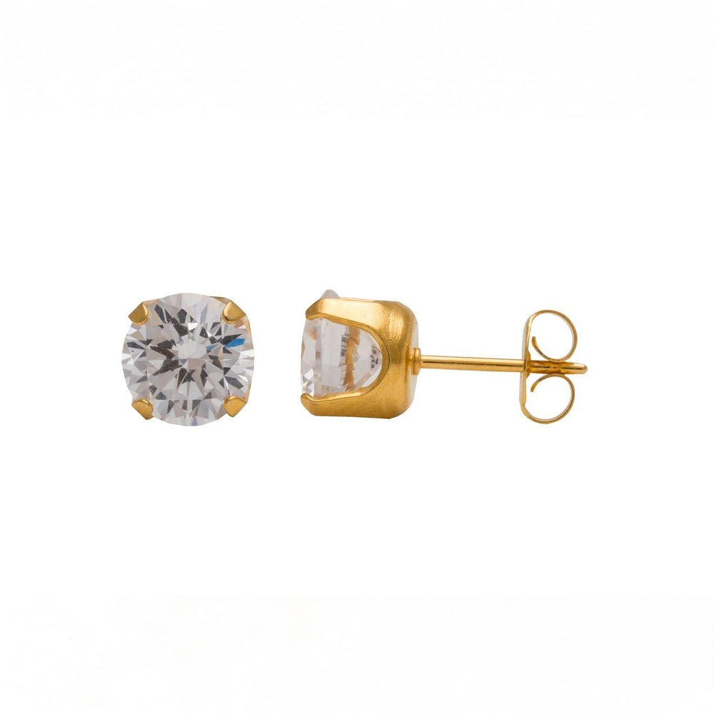 Studex S784Stx Cz Gp 5mm April Crystal