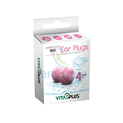 Vita Plus Ear Plug Wax 4 Pair Vms019