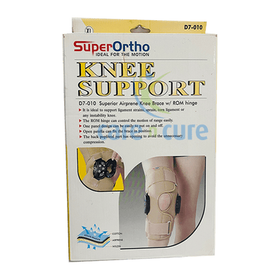 Super Ortho Superior Knee Support W/ Romhin D7-010 (XL)