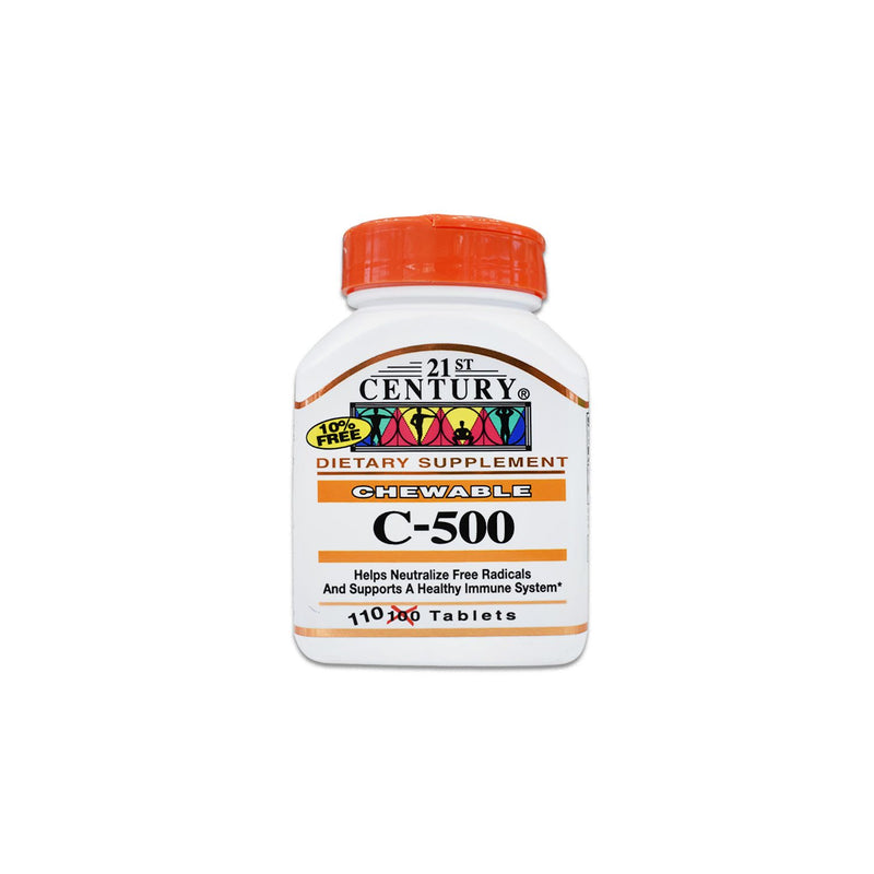 21St Century  Vitamin C 500 Chewable Tablet 110S