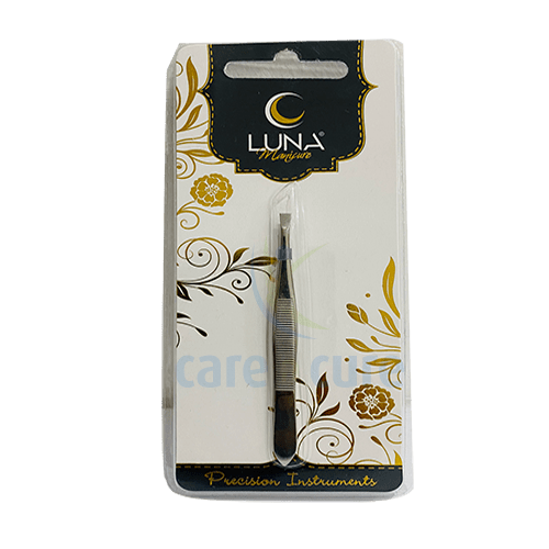 Luna Straight Tip Tweezers (St Steel) Lu30221