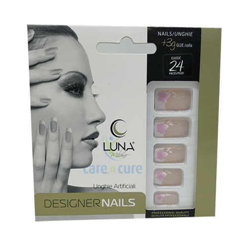 Luna French Nails ,Flower Lu062