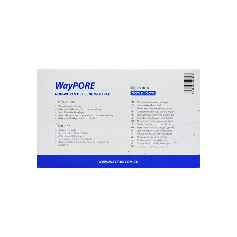 Waycare Adh With Absorbent Pads 9 X 15 Cm 30&
