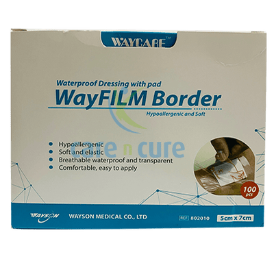 Waycare Adh Waterproof &Trans Pad 5 X 7 cm 100S 