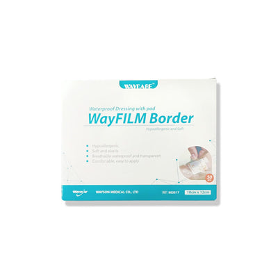 Waycare Adh Waterproof &Trans Pad 10X12 cm 50'S 