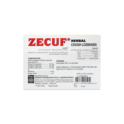 Zecuf Lozenges Lemon 24S