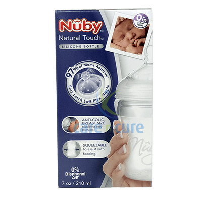 Nuby Soft Flex Silicone Nurser - 210ml 67017