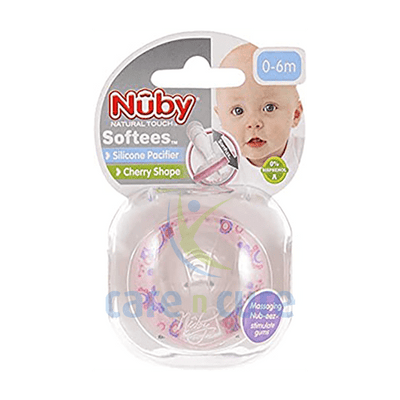 Nuby Nt. Softee Silicone Pacifier 0-6M 67514