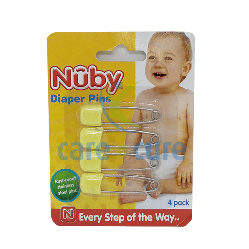 Nuby Diaper Safety Pin 4&