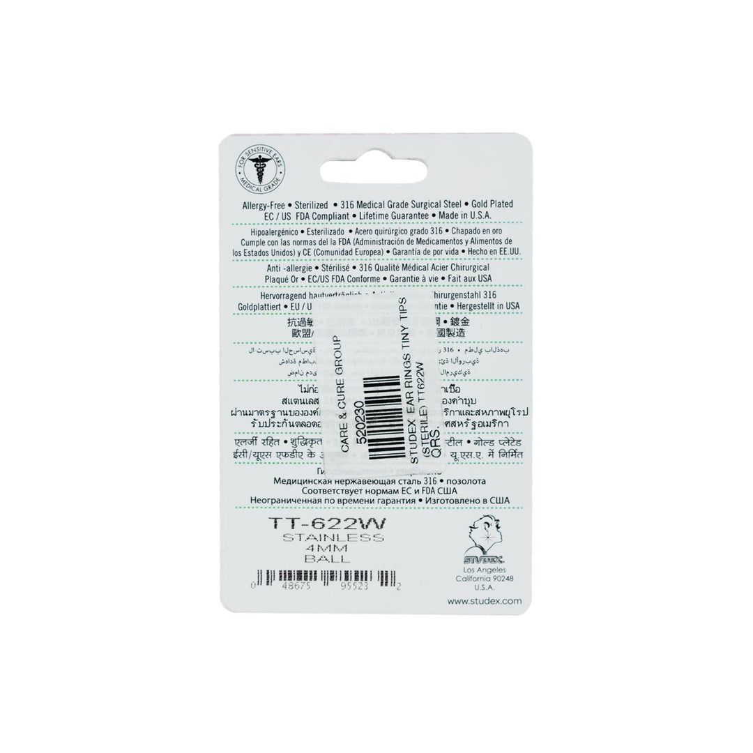 Studex Tt622 Tt St 4mm Ball Studex Tt622 Tt St 4mm Ball