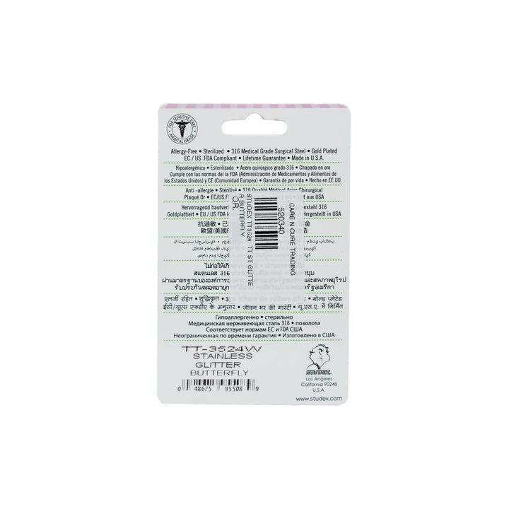 Studex Tt3524 Tt St Glitter Butterfly