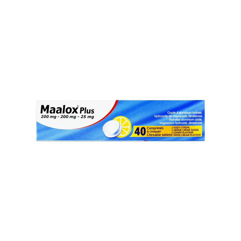 Maalox Plus Tablets 40S