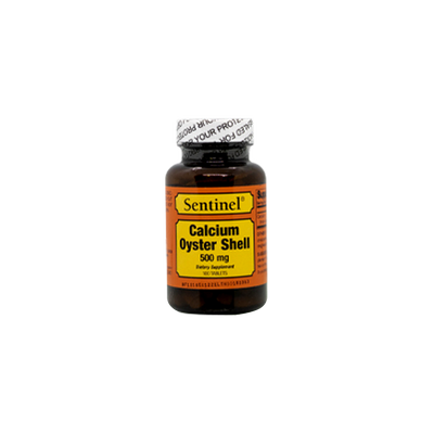 Sentinel Oyster Shell Calcium 500mg Tablets 100's