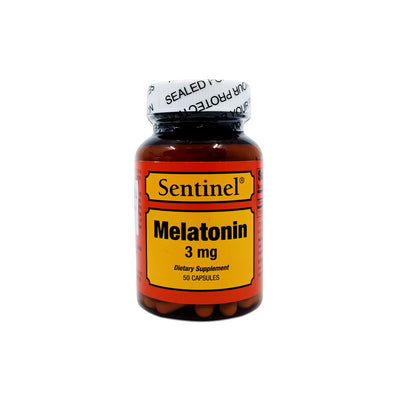 Sentinel Melatonin 3mg Capsules 50's