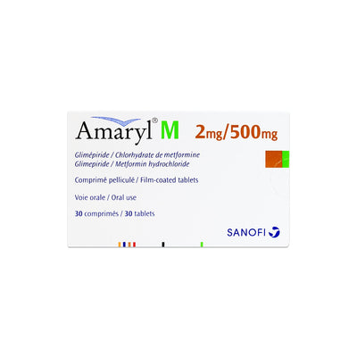 Amaryl M 2mg / 500mg Tablets 30S