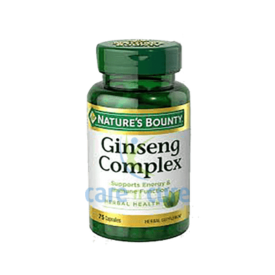 Nature's Bounty Gins Complex Plus Rjelly 100mg 75S